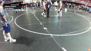 120 lbs Cons. Round 2 - Jayde Murray, Nebraska Wrestling Academy vs Abbigail Schakat, Arlington Eagles