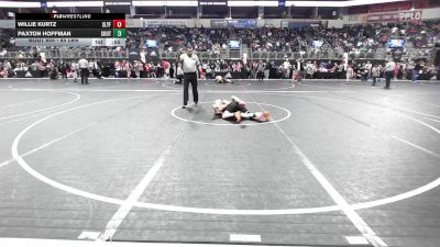 85 lbs Semifinal - Willie Kurtz, Slyfox Wrestling Academy vs Paxton Hoffman, Southern Illinois Bulldogs