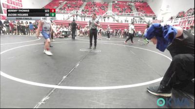 75 lbs Semifinal - Jeremy Thomas, Little Axe Takedown Club vs Jacobi Holmes, Cowboy Wrestling Club