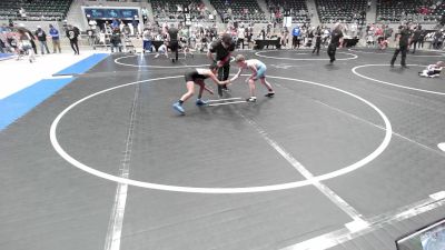 76 lbs Consi Of 8 #2 - Jackie Allen, Collinsville Cardinal Youth Wrestling vs Jonathan Kidwell, Team Tulsa Wrestling Club