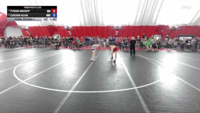 157 lbs Cons. Round 4 - Tyson Imhoff, Sarbacker Wrestling Academy vs Colton Klug, Mollitium Wrestling Club