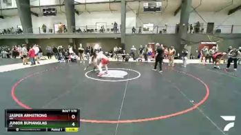 182 lbs Quarterfinal - Jasper Armstrong, WA vs Junior Bumanglag, CA