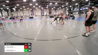 195 lbs Rr Rnd 3 - Dante Mortellite, Elite NJ HSB Red vs Jack Giannetto, Iron Faith Wrestling