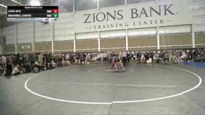 150 lbs Quarterfinal - Maxwell Jarvis, Saratoga Springs vs Latu Afu, Team Pride Academy
