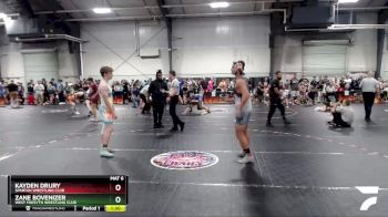 150 lbs Round 1 - Kayden Drury, Spartan Wrestling Club vs Zane Bovenizer, West Forsyth Wrestling Club