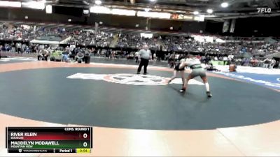 107 lbs Cons. Round 1 - River Klein, Douglas vs Maddelyn Modawell, Mountain View