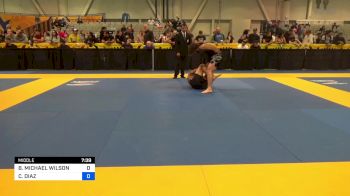 BRANDON MICHAEL WILSON vs CARLOS DIAZ 2023 World IBJJF Jiu-Jitsu No-Gi Championship