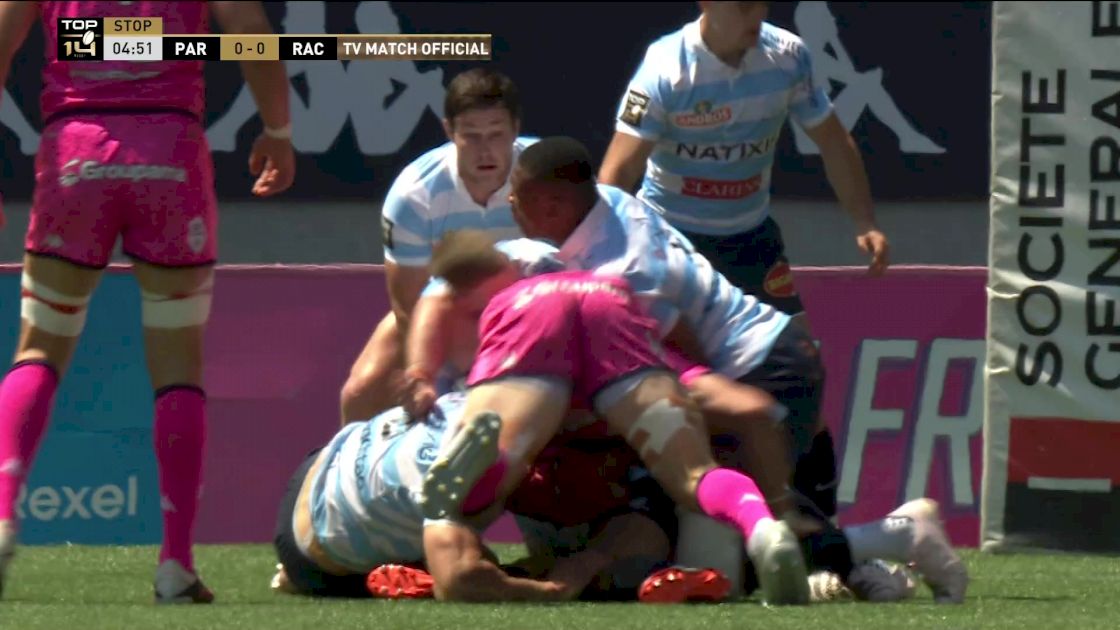 Stade Francais's Marcos Kremer Shown Red Card In Top 14 QF