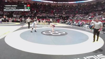 138 lbs Semis - Dominic Kemble, Southeast vs Grady Phelps, Riverdale
