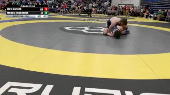 190 lbs Cons. Round 1 - Max Rucker, Niles vs Mason Hendricks, Anthony Wayne