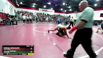 175 lbs 5th Place Match - Ammar Abohashim, Bellflower vs Dylan Natceli, Chaparral