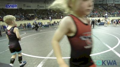 40 lbs Quarterfinal - Brady Wood, Oklahoma Wrestling Academy vs Jack Allen, Ponca City Wildcat Wrestling