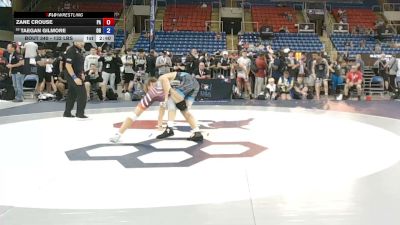 132 lbs Champ. Rd Of 128 - Zane Crouse, Pennsylvania vs Taegan Gilmore, Ohio