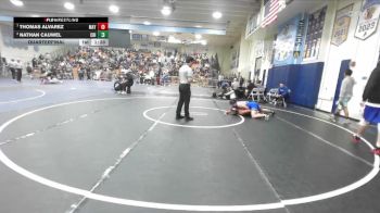 150 lbs Quarterfinal - Thomas Alvarez, Mayfair vs Nathan Cauwel, Chino
