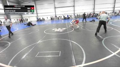 100 lbs Round 5 (4pm Saturday) - Cameron Bartlow, Team Cormier vs Aiden D?alie, Crass Trained