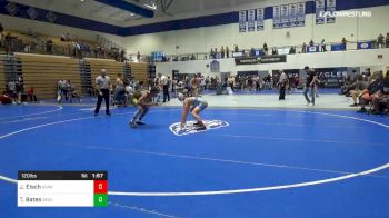 120 lbs Semifinal - Jager Eisch, Askren Wrestling Academy vs Trey Bates, Beech