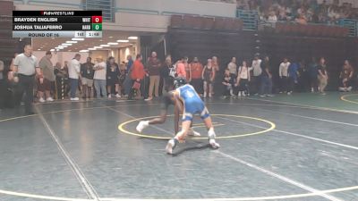 106 lbs Round Of 16 - Brayden English, Whitmire vs Joshua Taliaferro, Hardeeville