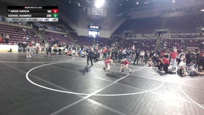 74 lbs Semis - Aiden Garcia, Billings Wrestling Club vs Ezekiel Ramirez, Juggernaut WC