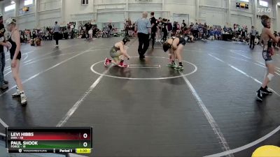 100 lbs Round 4 (10 Team) - Levi Hibbs, DWA vs Paul Shook, FORGE