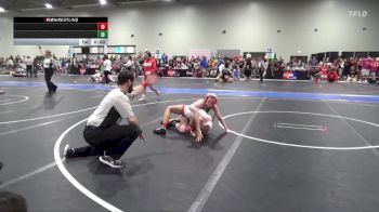 119 lbs Semifinal - Nyzia Burney, Maize vs Karsyn Hamlin, Russell Wrestling Club