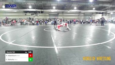 95 lbs Round Of 32 - Hoyt Washburn, Indee Mat Club vs Colton Schultz, Callan Wrestling Academy