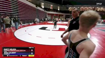 113 lbs Round 2 - Evan Colbert, StandFast vs Rhett Nelson, Oklahoma Christian School Wrestling Club