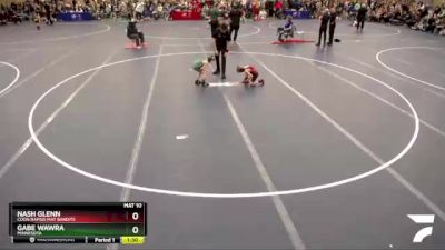 51-53 lbs Champ. Round 1 - Gabe Wawra, Minnesota vs Nash Glenn, Coon Rapids Mat Bandits