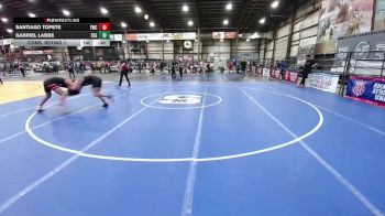 190 lbs Cons. Round 1 - Gabriel Labbe, Touch Of Gold vs Santiago Topete, Falcon Wrestling Club