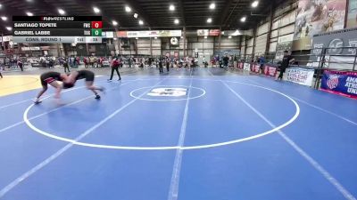 190 lbs Cons. Round 1 - Gabriel Labbe, Touch Of Gold vs Santiago Topete, Falcon Wrestling Club