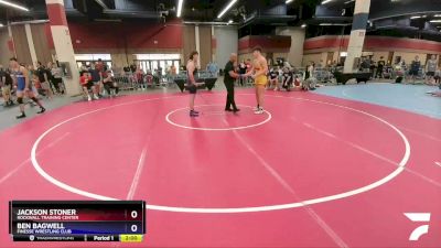 220 lbs Cons. Round 3 - Jackson Stoner, Rockwall Training Center vs Ben Bagwell, Finesse Wrestling Club