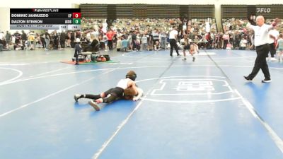 56-B lbs Consi Of 16 #2 - Dominic Jannuzzio, Colonial Pride vs Dalton Stinson, All I See Is Gold Academy