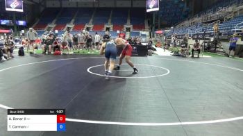 182 lbs 7th Place - Adonis Bonar II, Nebraska vs Ty Carman, Utah