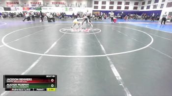 157 lbs Champ. Round 1 - Austen Murphy, Siena Heights University vs Jackson Remmers, Dakota Wesleyan (S.D.)