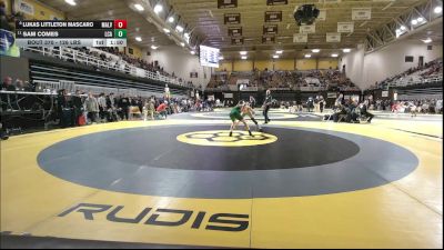 126 lbs Round Of 16 - Lukas Littleton Mascaro, Malvern vs Sam Comes, Lakeway Christian