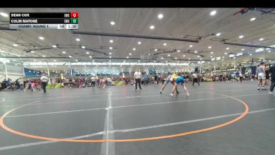 138 lbs Champ. Round 1 - Sean Cox, Unattached vs Colin Matone, Unattached