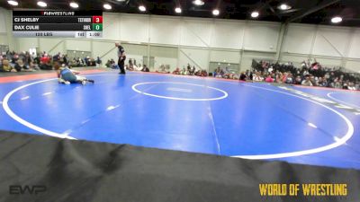 120 lbs Rr Rnd 5 - CJ Shelby, Texas Thunder vs Dax Culie, Shelton Wrestling Academy 9U