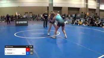 145 lbs Semifinal - Zoe Hussar, Buckeye Girls vs Stella Steigler, Hammer Chicks