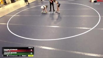 76 lbs Semis & 1st Wrestleback (8 Team) - Mason Schnack, Rogers vs Colton Beaver, Westfield