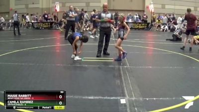 50 lbs Round 2 (4 Team) - Camila Ramirez, Untouchables vs Maisie Rabbitt, Beast Mode WA Green