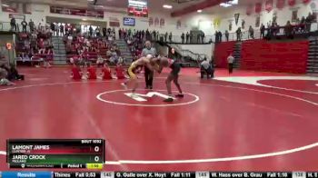 160 lbs Quarterfinal - Jared Crock, Midland vs Lamont James, Clinton-JV