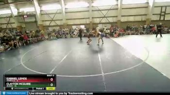 132 lbs Round 1 (10 Team) - Gabriel Lemos, Temecula vs Clayton McGuire, ALASKA