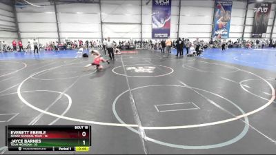 88 lbs Rd# 8- 12:30pm Saturday Final Pool - Jayce Barnes, Team Michigan vs Everett Eberle, NCWAY National Team