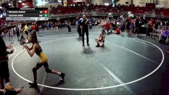 73 lbs 2nd Place Match - Aleyah Jara, Gering Wrestling Club vs Reagan Dukat, Big Red Wrestling Club