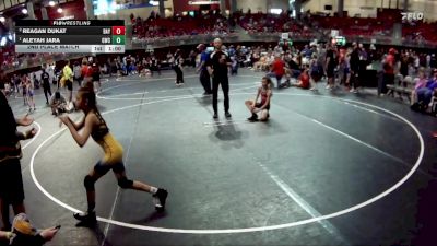 73 lbs 2nd Place Match - Aleyah Jara, Gering Wrestling Club vs Reagan Dukat, Big Red Wrestling Club