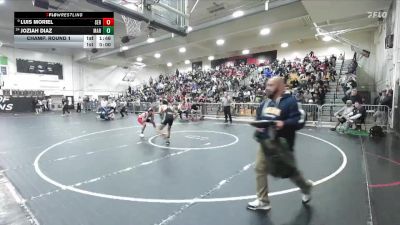 132 lbs Champ. Round 1 - Luis Moriel, Servite vs Joziah Diaz, Marshall