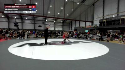 120 lbs Cons. Rd Of 16 - Landen Squires, Sunnyvale Wrestling Club vs Thomas Gorst, Team Utah