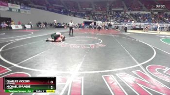 6A-190 lbs Cons. Round 3 - Charles Vickers, McDaniel vs Michael Sprague, Tigard