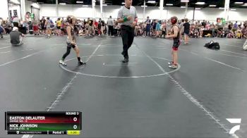 48 lbs Round 3 (4 Team) - Easton DeLauter, Savage WA vs Nick Johnson, 84 Athletes