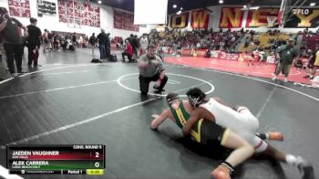 150 lbs Cons. Round 5 - Alek Carrera, Long Beach Poly vs Jaeden Vaughner, Oak Hills