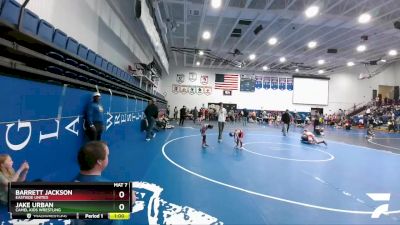 49 lbs Semifinal - Barrett Jackson, Eastside United vs Jake Urban, Camel Kids Wrestling